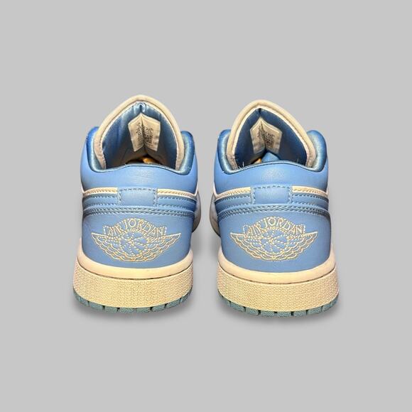 Air Jordan 1 Low UNC Blue & White Sneakers - Women’s Size 7 - Picture 4 of 6
